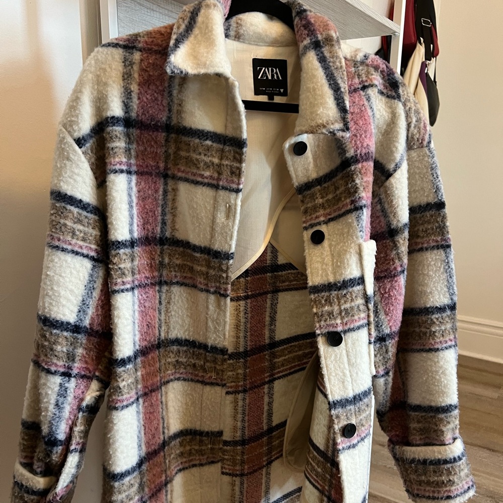 Long Fuzzy Shacket